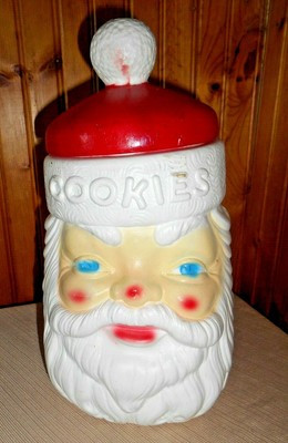 Vintage Empire Carolina Enterprises 1972 Santa Claus Blow Mold Cookie Jar | eBay US
