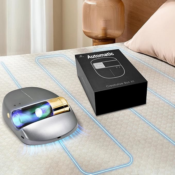 3 in 1 Cordless Robot Bed Vacuum Cleaner with 270nm UV Light - Smart Navigation, 14AW Strong Suct... | Amazon (US)
