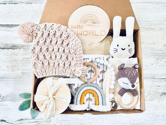 Gender Neutral Baby Gift, Unisex Baby Gift, Baby Shower Gift, Gender Neutral Baby Gift Basket, We... | Etsy (US)