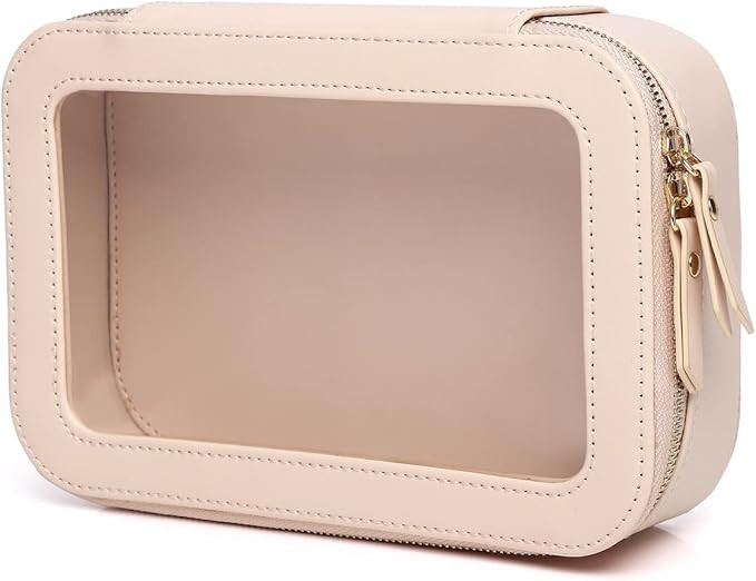 Duolan Clear Makeup Bag,Clear Travel Case, Portable Transparent Cosmetic Bag Case,Clear Travel To... | Amazon (CA)