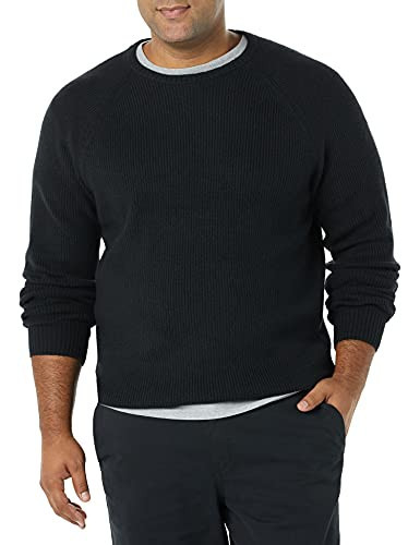 Amazon Essentials Men's Long-Sleeve Soft Touch Crewneck Sweater, Black, XX-Large | Amazon (US)