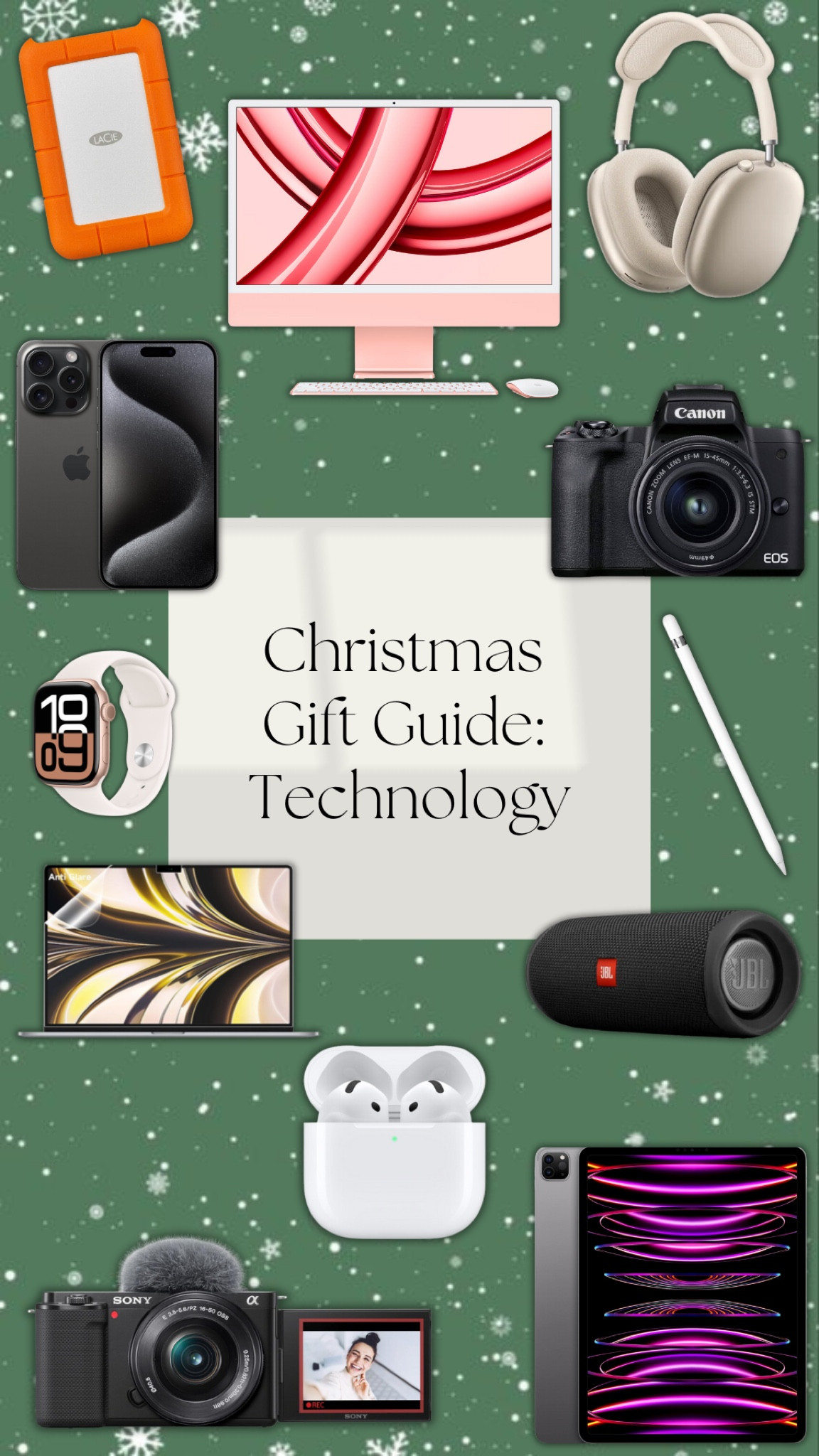 Happy holidays! It is that time of year to upgrade your outdated technology, so here are a few of my favorite items in my own life that I use on the daily!

#LTKGiftGuide #LTKSeasonal #LTKHoliday