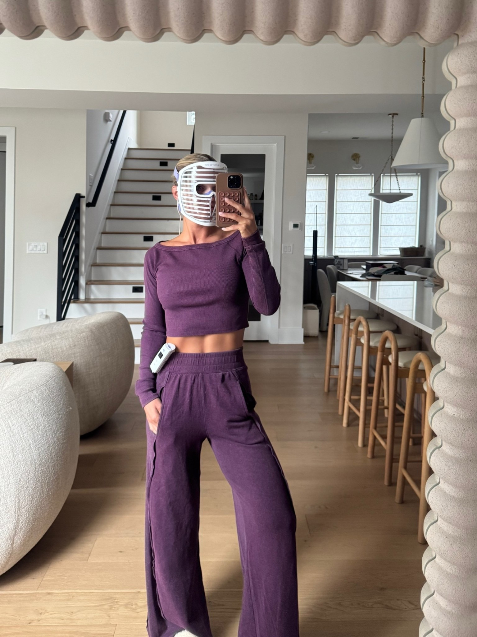 The most flattering lounge set! 

Wearing size xs.