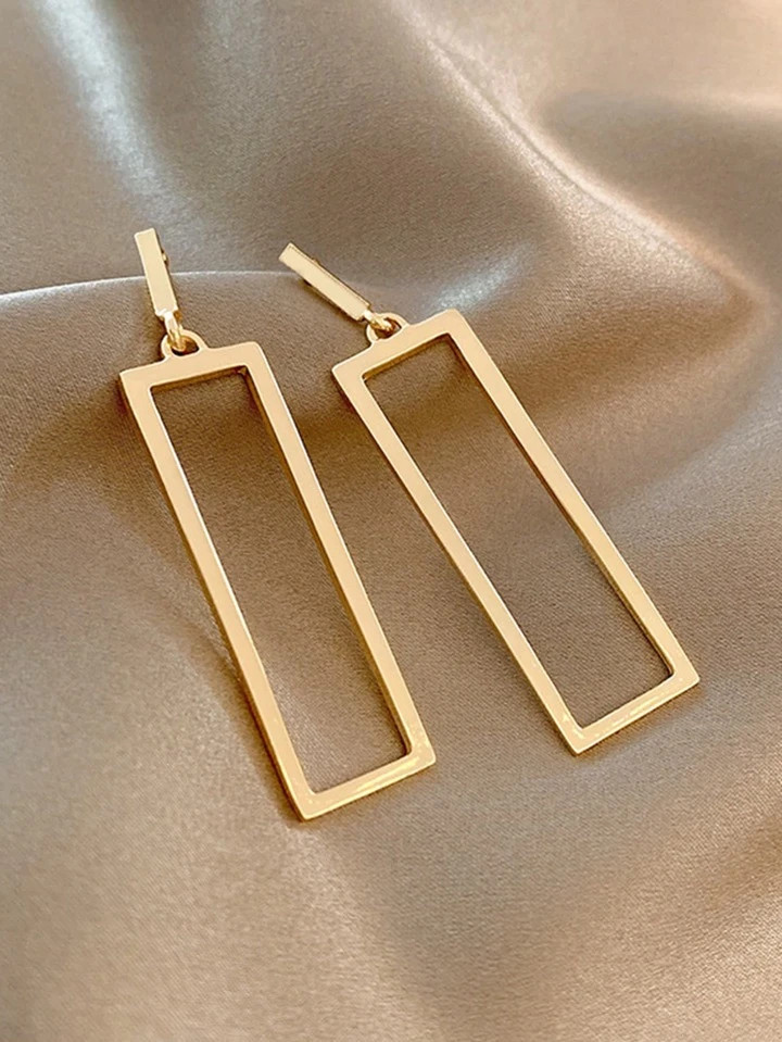 Rectangle Drop Earrings | SHEIN