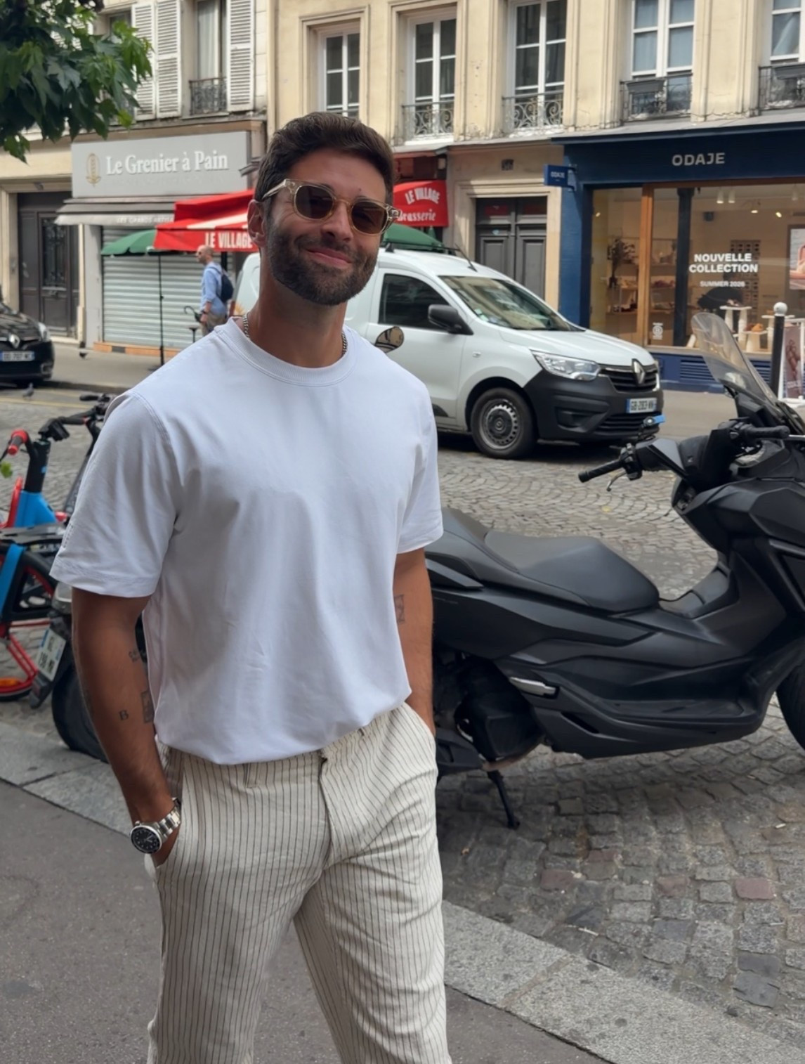 Striped pants