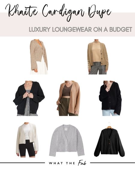 Khaite cardigan dupes

#LTKstyletip #LTKworkwear #LTKfindsunder100