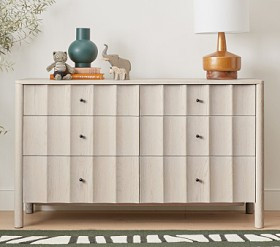 Scalloped 6-Drawer Dresser ( 56w x 19d") | Pottery Barn Kids