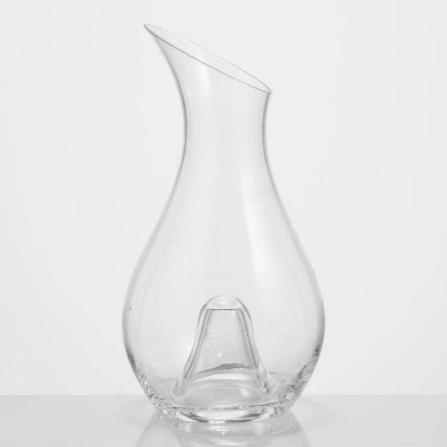 Glass Thumb Decanter | World Market