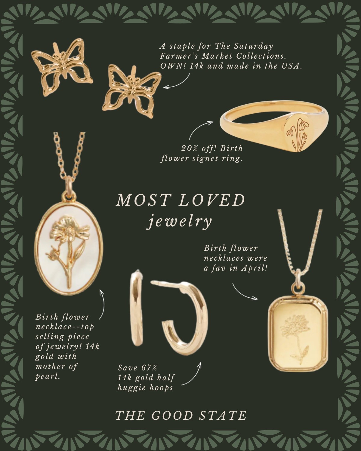 The Farmers Market girlies had their moment in April—from gingham dresses, sandals and ball caps to market totes and flower jewelry—everything pointed back to the perfect early morning at the farmers market. Now all you need is a fresh bouquet of flowers in one hand and cup of coffee in the other to complete the look🍓
The most-loved colors were neutrals—and yes—green is a neutral in this little corner of the world! Favorite Spring styles included (of course) breezy dresses, all the puff sleeves, light layers and anything & everything crocheted. It was a beautiful month of slow mornings at home, farmers markets, self-care routines and all things beautiful🌼🤍☀️ Happy May!!


Aritzia, the good state, Lauren England, Abercrombie, and Fitch, gingham dress, garden party, farmers market, J.Crew, J.Crew factory, target, sale, spring fashion, summer fashion, wedding guest dress, Anthropologie, nursery, bedroom, home decor, ottoman, Wayfair, quince , H&M, birth, flower, necklace, slow mornings club, ball, cap, spring bedroom, Mother’s Day, gift, Mother’s Day, gift, guide, dental jacket, jeans, earrings, summer fashion, ootd, Target style 

#LTKStyleTip #LTKGiftGuide #LTKFindsUnder100