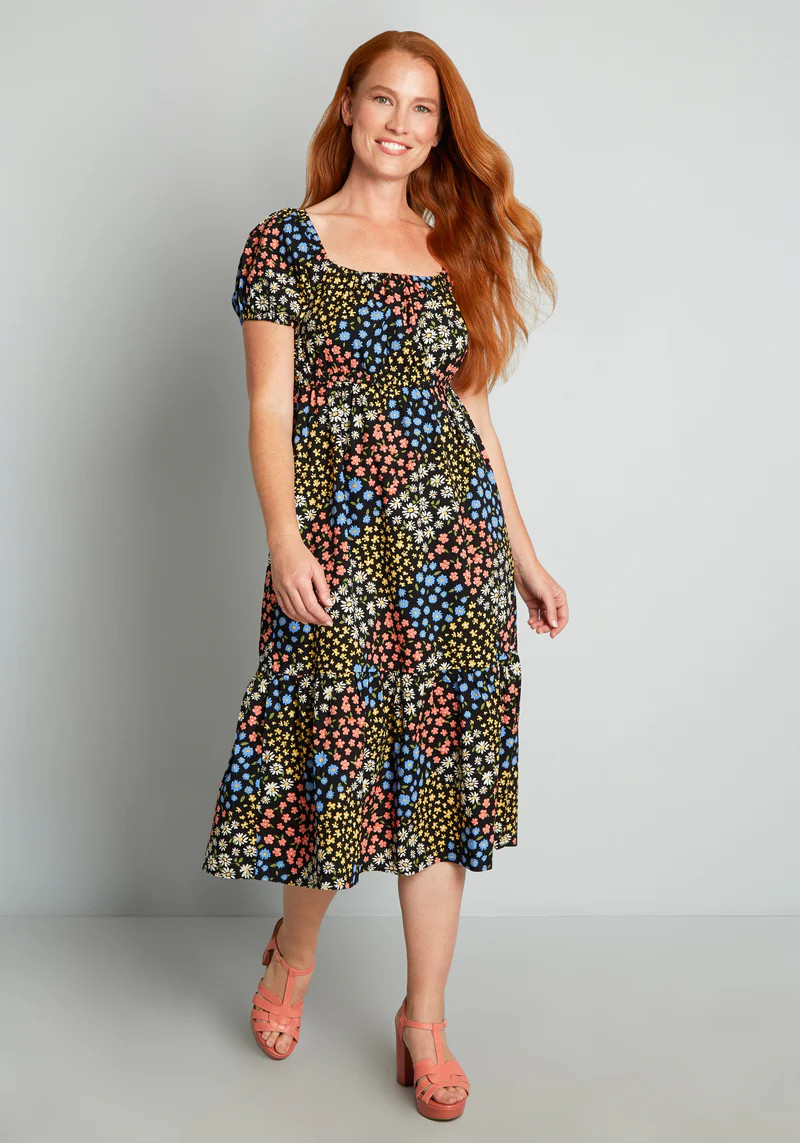 Sweetness In The Air Midi Dress | ModCloth