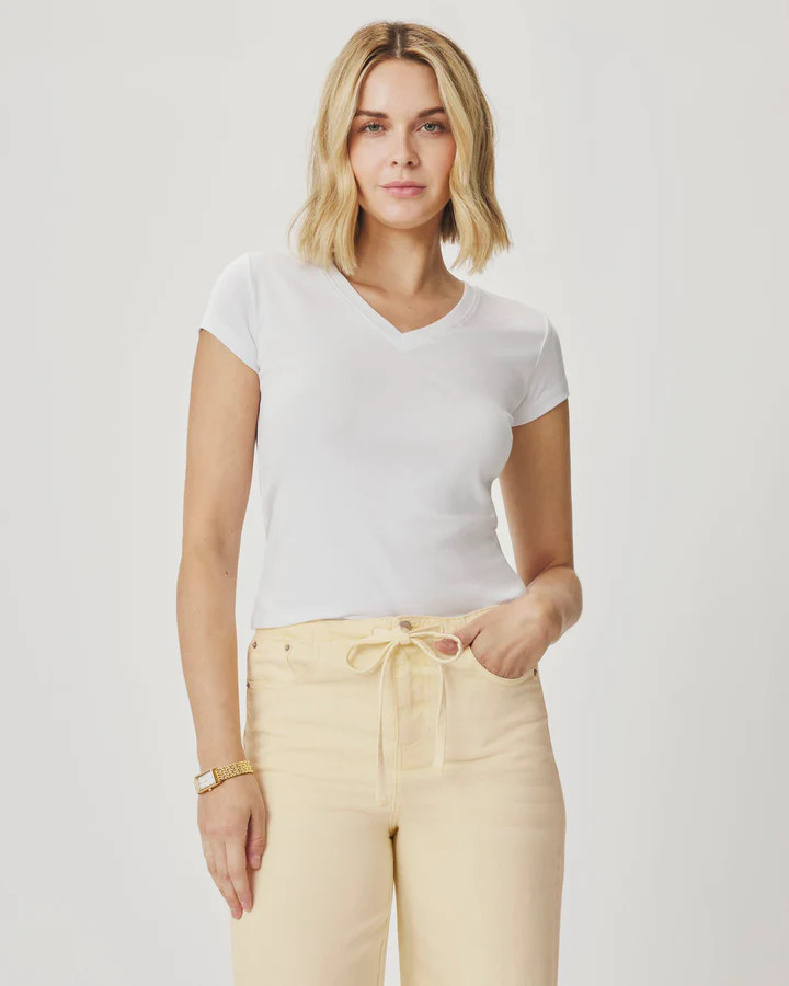 Josie Stretch V-Neck Tee | Splendid