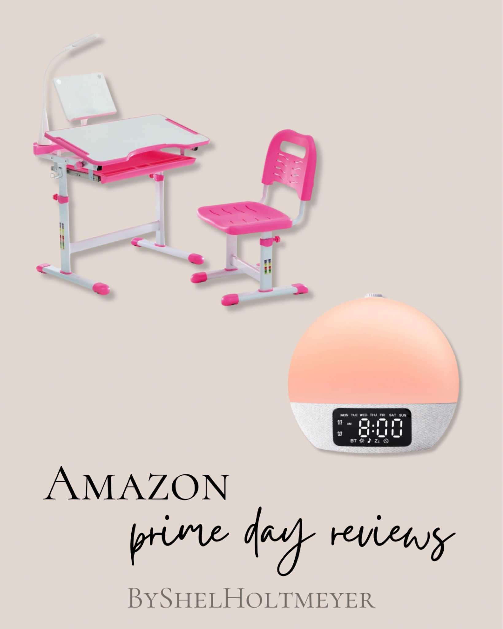 After reviewing our Prime Day purchases, I can honestly say we are thrilled with our choices! We upgraded my alarm clock to a super budget-friendly circadian rhythm alarm clock that also functions as a sound machine and Bluetooth speaker. I’ve woken up on time all week—so worth it!

We also got two desks for our daughters, who I homeschool. These desks are everything we needed: plenty of space for their supplies, plus a pencil case, light, cup holder, and book/tablet holder. My girls are in LOVE with their big girl desks! The best part? These desks are adjustable and will grow with them!

#LTKKids #LTKSaleAlert #LTKBacktoSchool