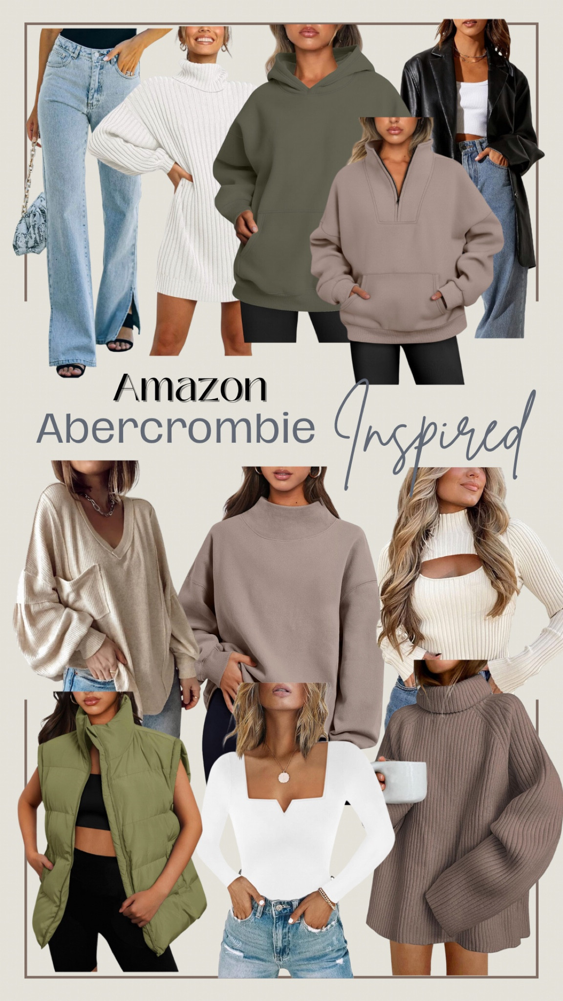 Abercrombie Inspired Finds ✨ #amazon #amazonfinds #abercrombie #fallstyle #fallfashion 

#LTKfindsunder100 #LTKSeasonal #LTKstyletip