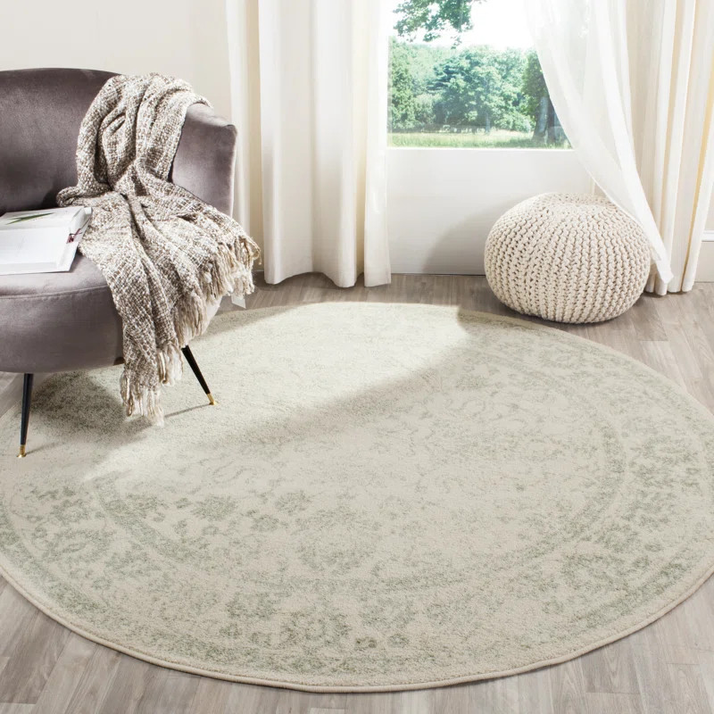Jarra Oriental Area Rug in Ivory/Sage | Wayfair North America