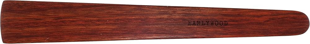 13 in Handmade Kitchen Cooking Utensil, Thin Dark Wood Saute Spatula, Multipurpose Flat Wooden Sp... | Amazon (US)