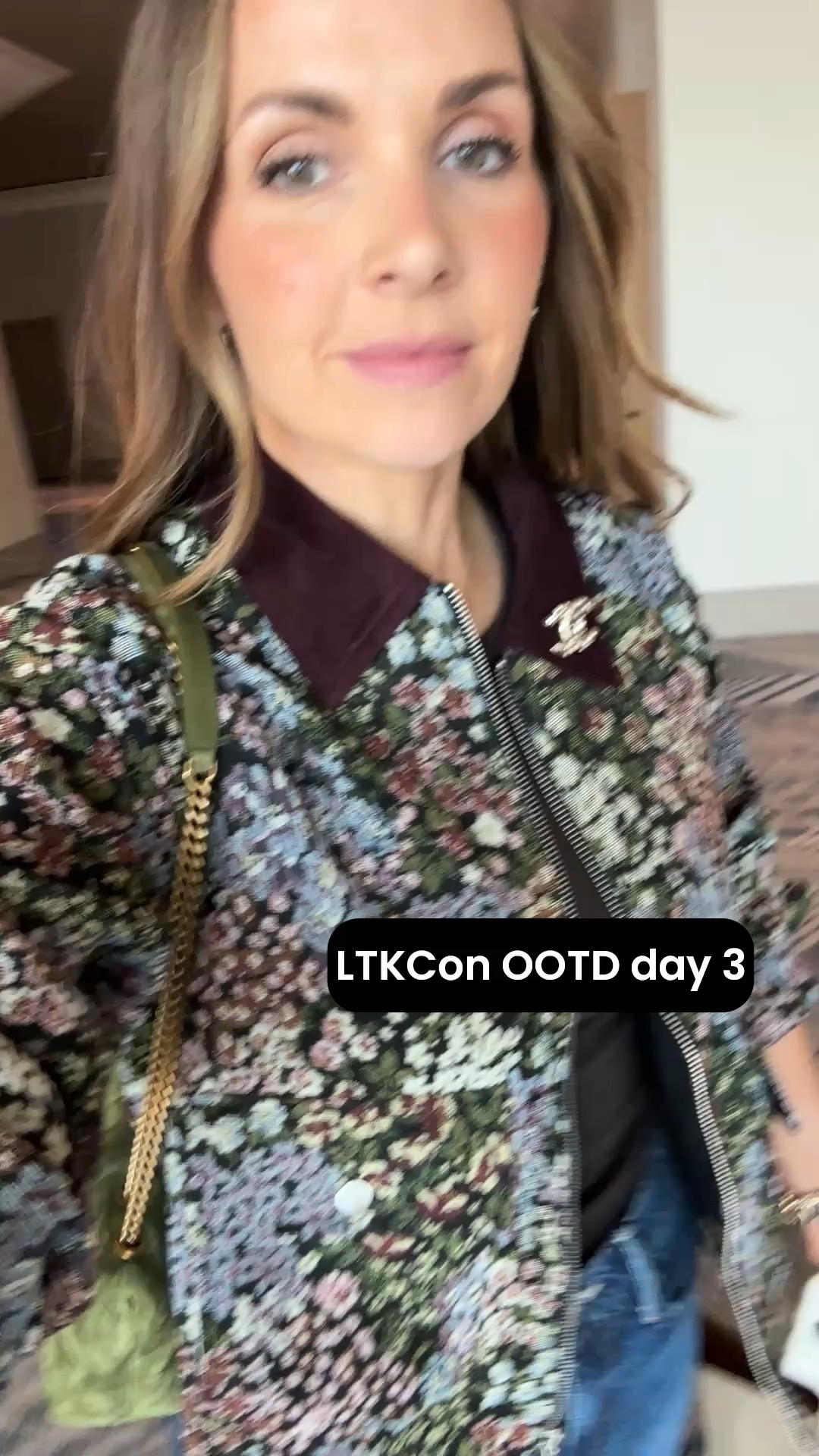 Outfit of the day for day three of LTKCon. I can’t believe this jacket is still in stock!! ￼ Don’t size up. I’m in a size extra small.

#LTKgrwm #LTKCon #LTKootd