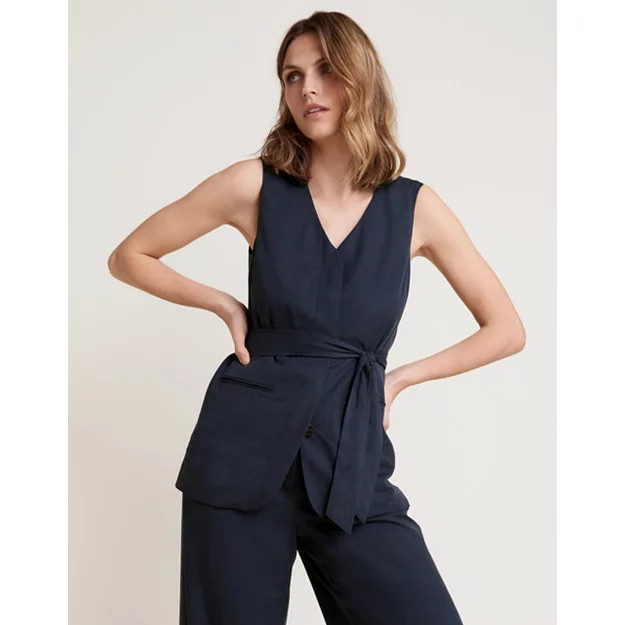 Wrap Tie Waistcoat | The White Company UK & ROW