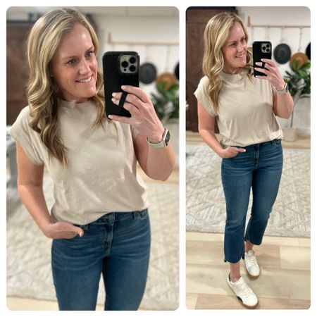 Love these $10 tees from Target! I size down one size to a small. 

#LTKStyleTip #LTKFitness #LTKActive