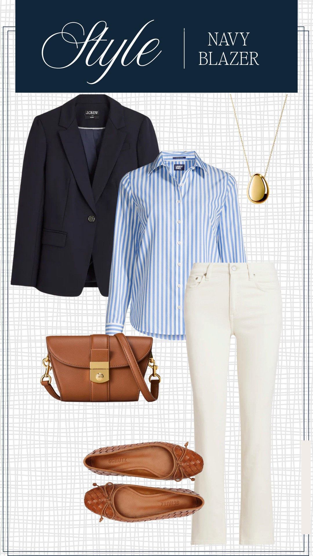 How to style a navy blazer | French girl chic

A navy blazer is an easy way to look polished and elevated.   Pair with white denim and a button down, and ad some cognac accessories for the perfect combination of relaxed sophistication. 

#frenchstyle #frenchfashion #parisianstyle 



#LTKSeasonal #LTKStyleTip #LTKOver40