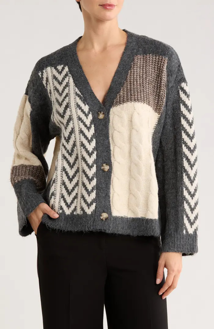 Chevron Patchwork Cardigan | Nordstrom Rack