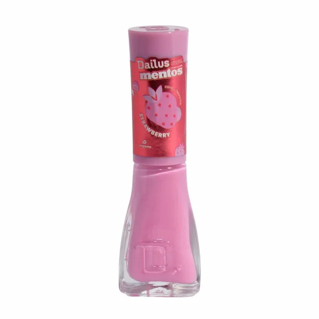 Esmalte Cremoso Dailus feat. Mentos 8ml - Strawberry | Drogasil BR