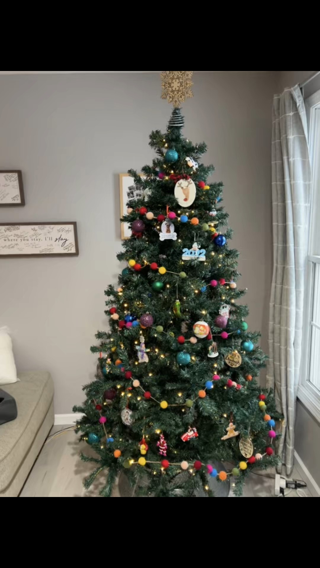 When it comes to Christmas decorations I’ve never been a neutral girly. The more color the better so when I came across this colorful pom pom garland I knew it’d be perfect! I love decorating our tree with all of the ornaments that mean so much to us over the years. It so fun remembering all of the fun places we’ve gone or milestones we’ve had! ❤️✨🎄

#LTKGiftGuide #LTKSeasonal #LTKHoliday