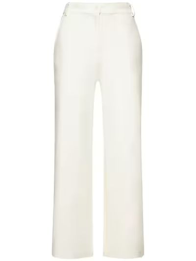 Vasaio cotton jersey wide leg pants - Max Mara - women | Luisaviaroma | Luisaviaroma