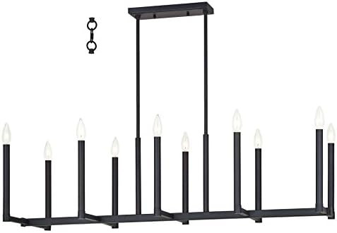 Livex Lighting 40259-07 Bronze Chandelier, 42.5" x 16" x 48.5" | Amazon (US)