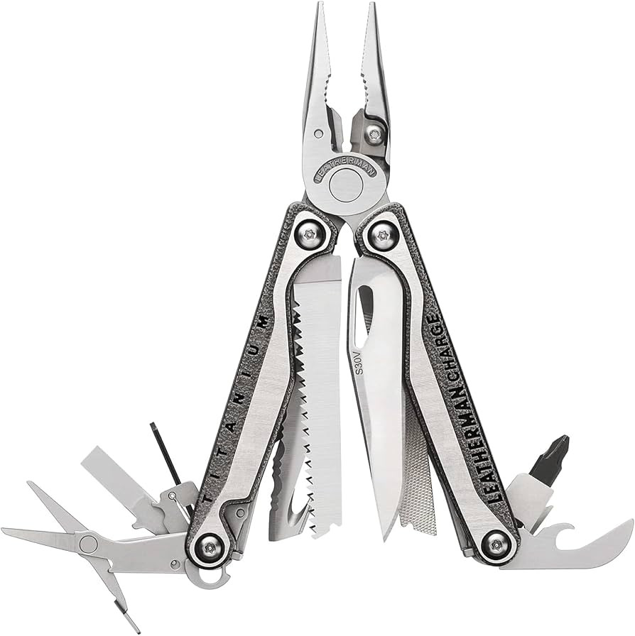 LEATHERMAN Charge Plus TTI 19-in-1 Multi-Tool, EDC and Auto, Stainless | Amazon (US)