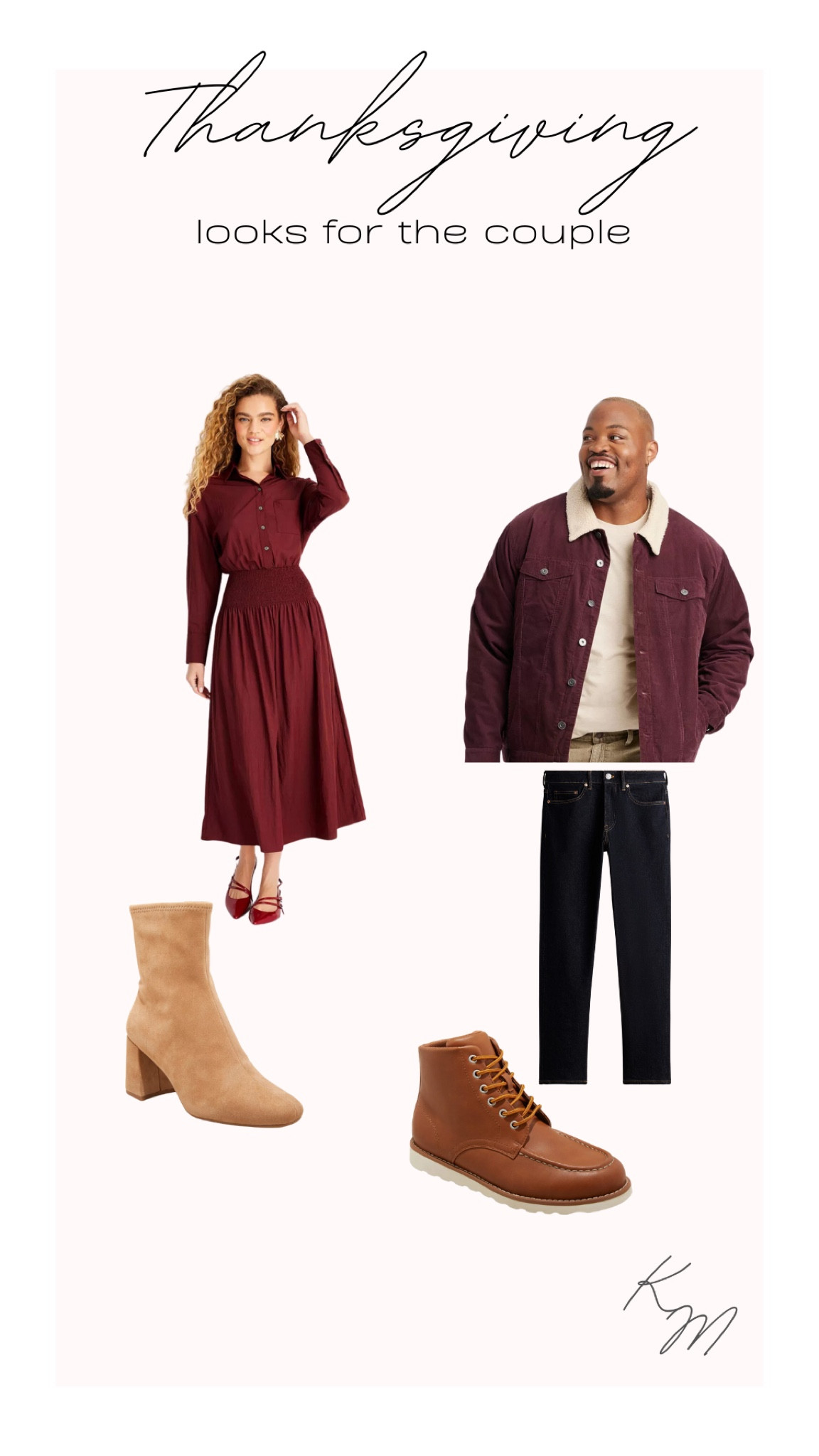 Who doesn’t love a matching couples look?! I love the burgundy trend this year and love when my hubby can match! 


#target #couplesoufits 

#LTKSeasonal #LTKCyberWeek #LTKHoliday