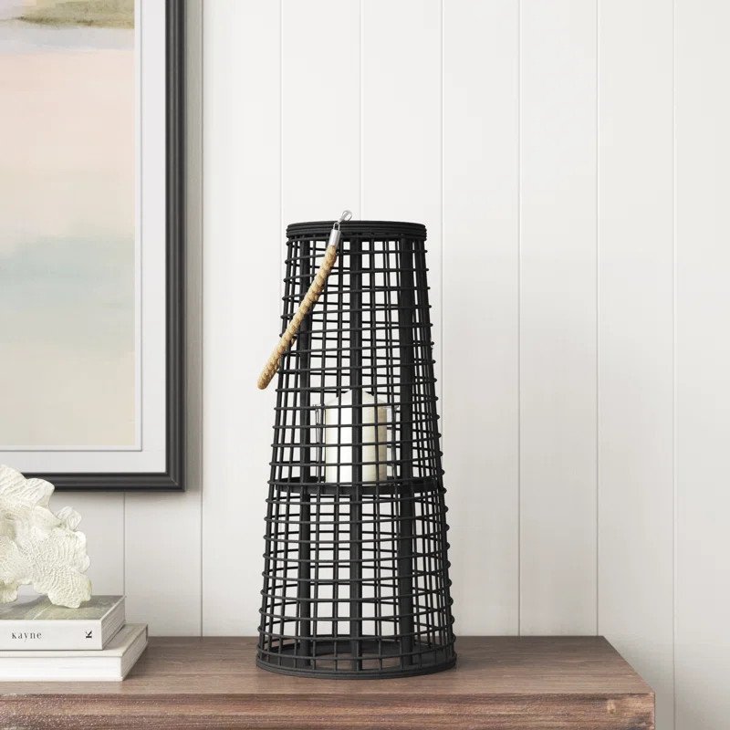 20.9'' H Bamboo Floor Hurricane | Wayfair North America