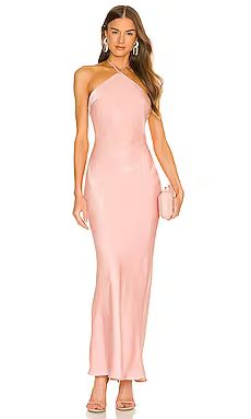 Michael Costello x REVOLE Millie Gown in Blush from Revolve.com | Revolve Clothing (Global)