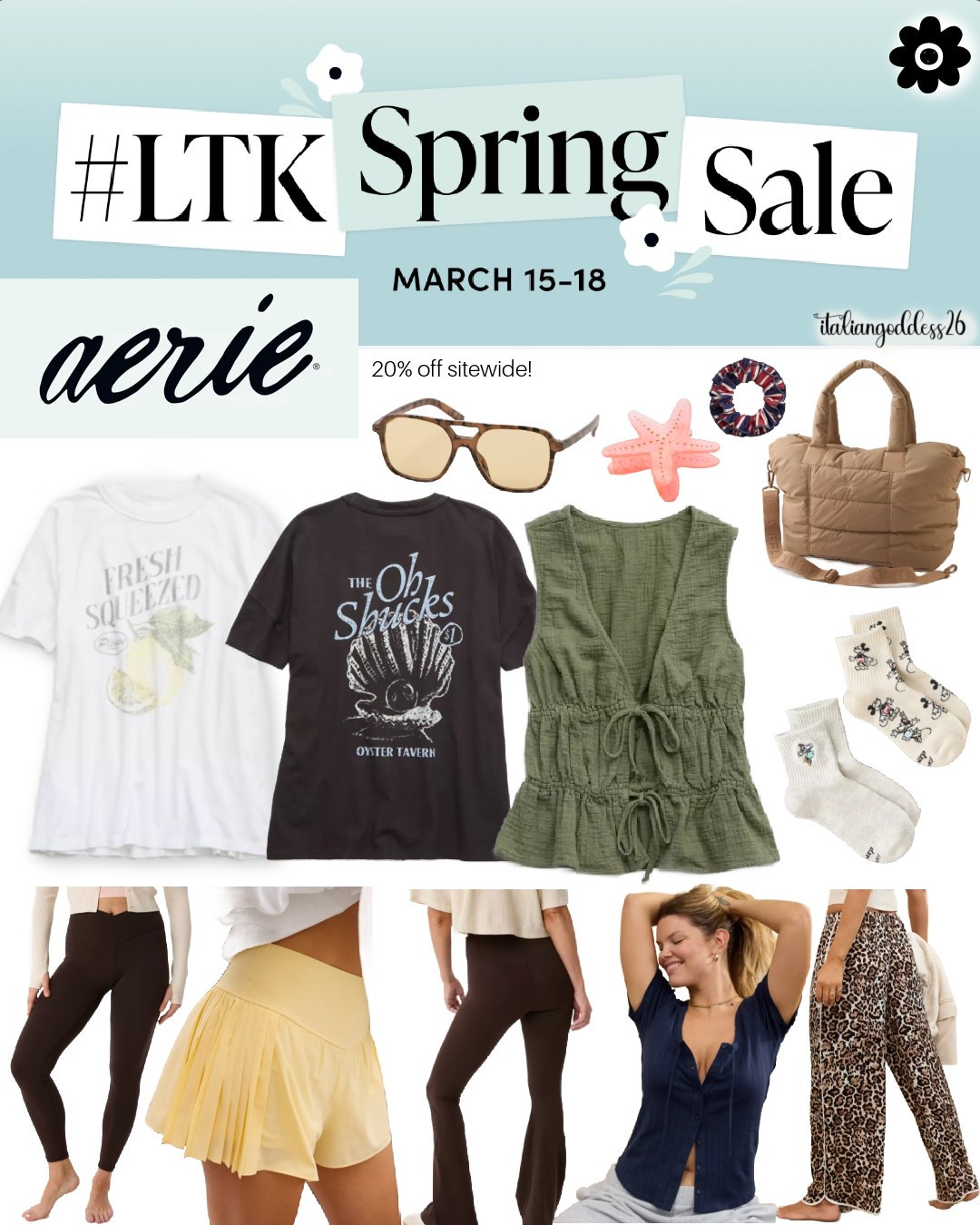shop the LTK Spring Sale with aerie! 
👉🏼 20% off with in-app code 📲 

#LTKSpringSale #LTKFestival #LTKSeasonal #LTKActive #LTKOver40 #LTKSaleAlert #LTKFindsUnder50 #LTKFindsUnder100 #LTKStyleTip #LTKTravel #LTKItBag