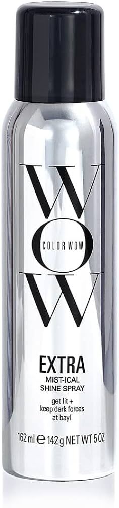 Color Wow Extra Shine Spray – For all hair types; Non greasy + lightweight; Heat protection; Provide | Amazon (US)