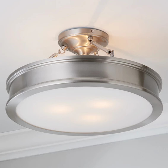 Traditional Urban Semi-Flush Ceiling Light | Shades of Light