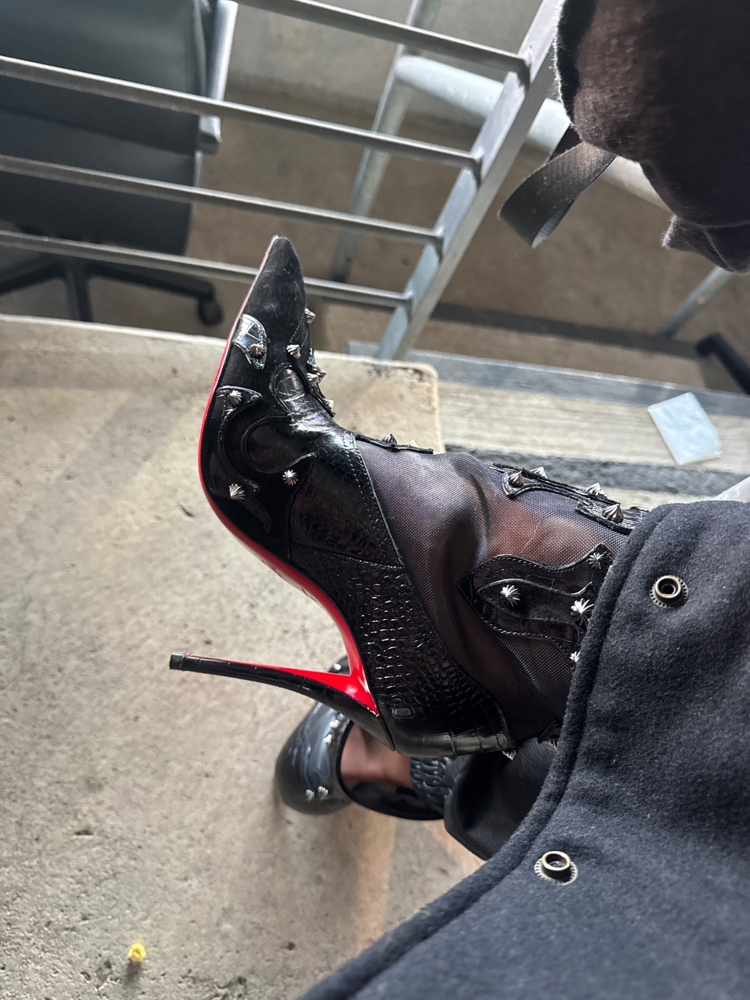 A closeup of my Louboutin booties from Sunday’s game! The style is “Bootytiag” and they’re sold out but I found some similar ones. 🖤❤️

#LTKstorytime #LTKdayinmylife #LTKootd