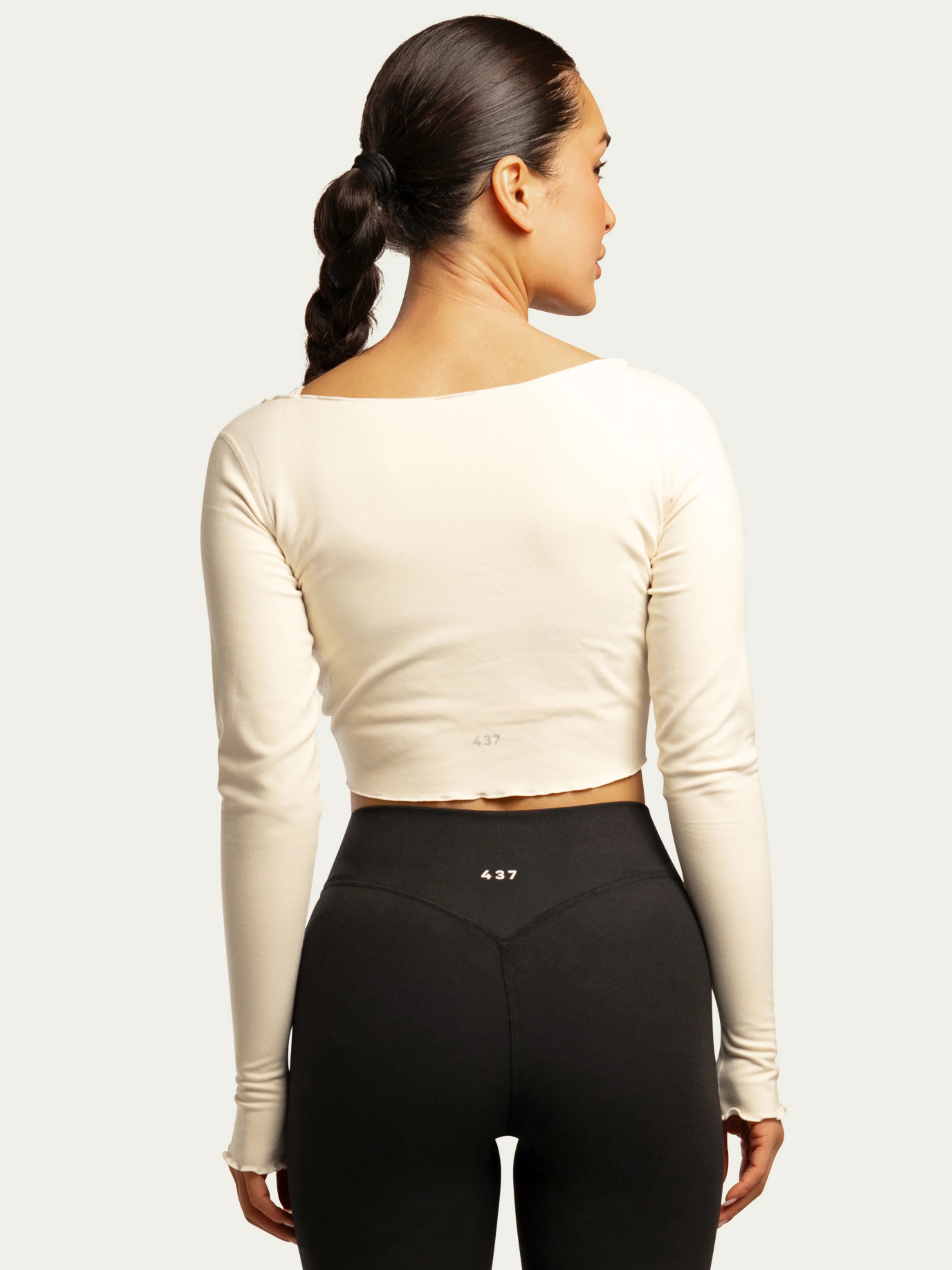 The Wrap Top Cream | 437