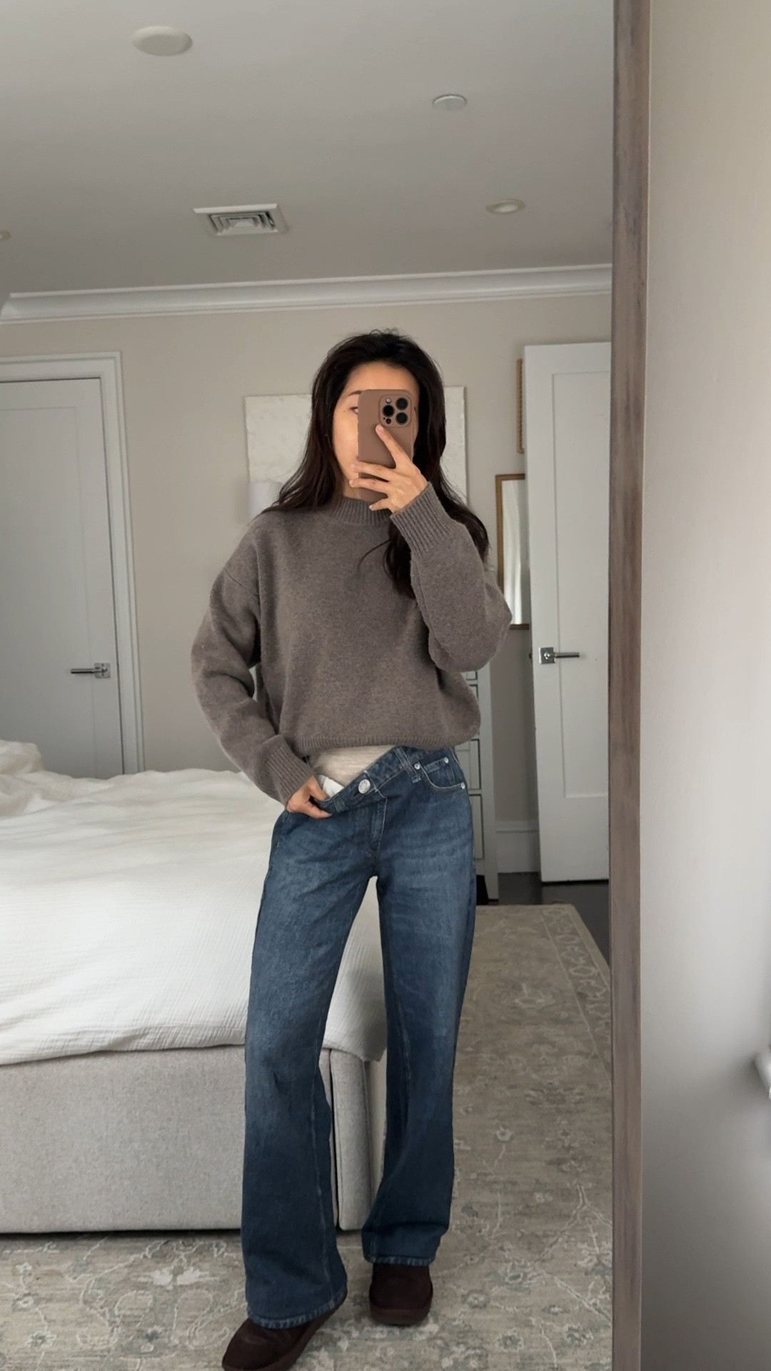 Easy winter outfit over thermal layer

• amazon kids merino base layer set size kids 11-12 (I am usually xxs petite) fits me well. They make both adult and kids sizes, sold separately or together as a set

• Rag & Bone Miramar sweatpant jeans in XXS in Petra wash. fully stretch pull on waist. I shrunk the length in my machine dryer (all Miramar sweatpant shrink 2-3 inches in length when machine dr8ied) and then hemmed an inch.

• Madewell sweater xxs. love this wider cut relaxed fit and shorter length. medium thicker weight.

• Amazon shearling boots 5.5, TTS so comfy and a great value

Petite friendly winter layer, cold weather style tips, warm winter outfit ideas 

 

#LTKootd #LTKSeasonal #LTKPetite