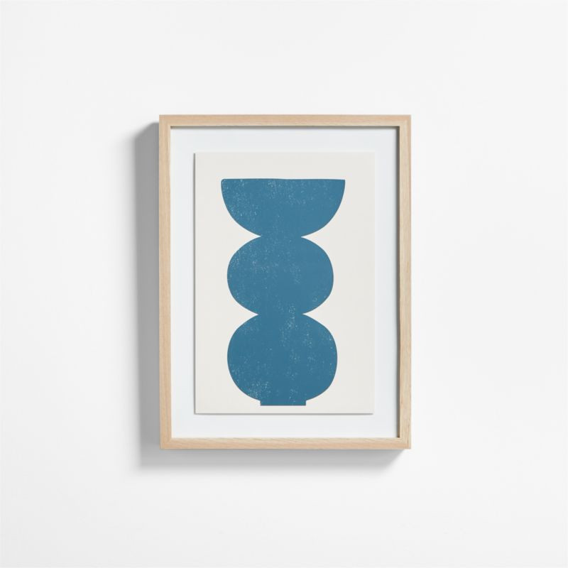 'Ceramic Vase II' Framed Wall Art Print 18"x24" by Roseanne Kenny | Crate & Barrel | Crate & Barrel
