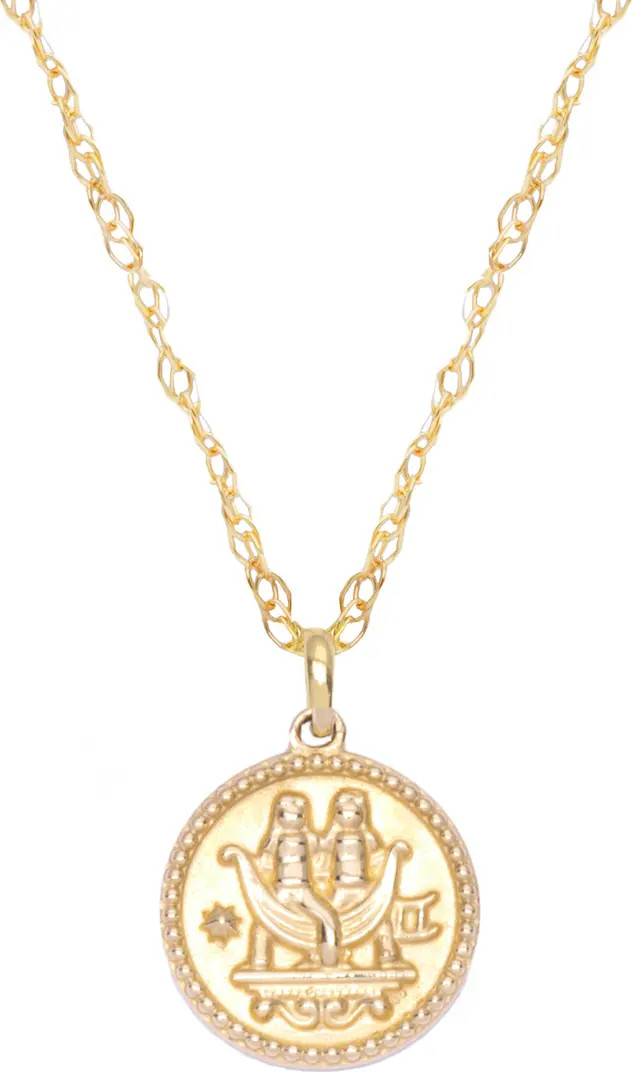 Zodiac Coin Pendant Necklace | Nordstrom