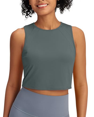 G4Free Lightweight Workout Tank Tops for Women Fast Dry Athletic Gym Crop Top Sleeveless Running ... | Amazon (US)
