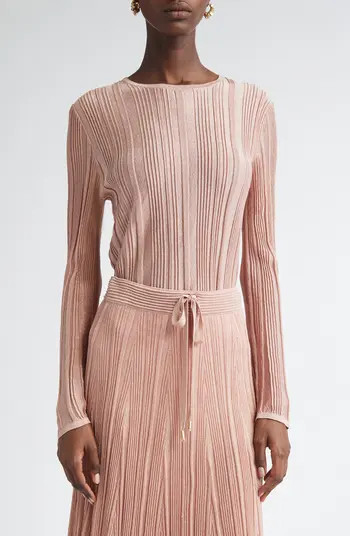 Lucky Metallic Rib Sweater | Nordstrom