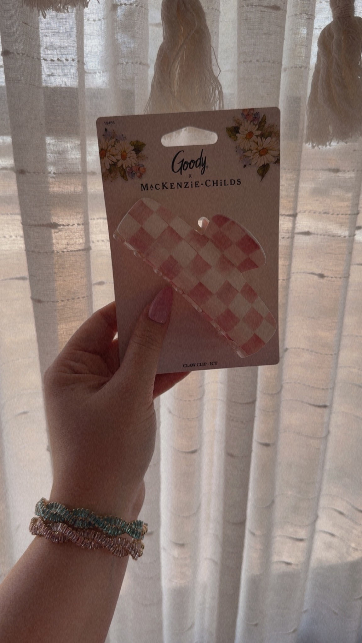 The easiest way to make a messy hair day look put together 💗 This claw clip is cute and actually holds everything in place… The perfect little everyday essential. linking it because it’s too good not to have on repeat ✨ claw clip hairstyle | mackenzie childs collab | checkered hair clip | pink check aesthetic | hair accessories | easy hairstyles | messy bun essential | everyday hair | cute hair accessories | strong hold claw clip | thick hair friendly | quick hair fix | on the go beauty | aesthetic finds | girly essentials | amazon hair finds | effortless style | daily hair routine | must have accessories

#LTKgrwm #LTKTravel #LTKBeauty