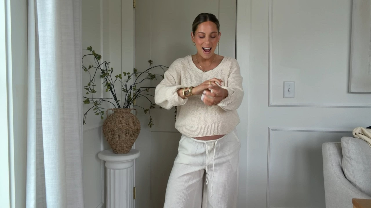 Sweater - SOFT, pants - FLOWY, mood - IN LOVE 🥰❤️

#target #bumpfashion #maternity #summeroufit #casualoutfit

#LTKdayinmylife #LTKmomlife #LTKSeasonal