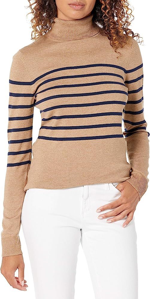 Amazon Essentials Women's Classic Fit Lightweight Long-Sleeve Turtleneck Sweater | Amazon (US)