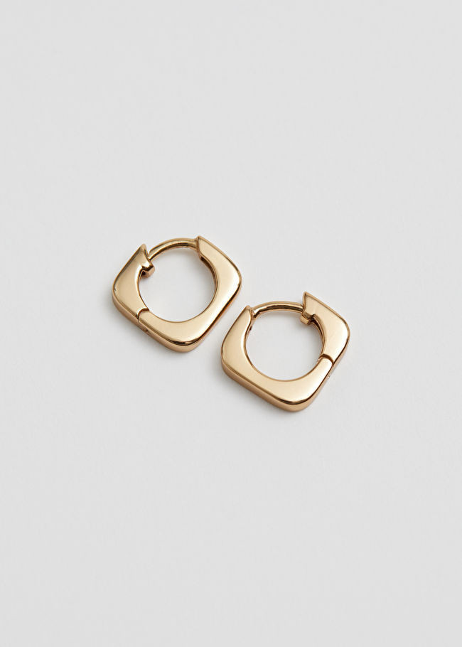 Chunky Sterling Silver Hoop Earrings | & Other Stories (EU + UK)