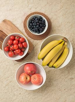 Sweese Porcelain Serving Bowls for Entertaining, 10-18-28-42 Ounce, Microwave & Dishwasher Safe, ... | Amazon (US)