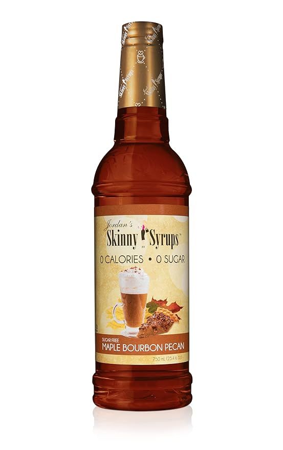 Jordan's Skinny Mixes Sugar Free Maple Bourbon Pecan Syrups, 25.4 Fl Oz | Amazon (US)