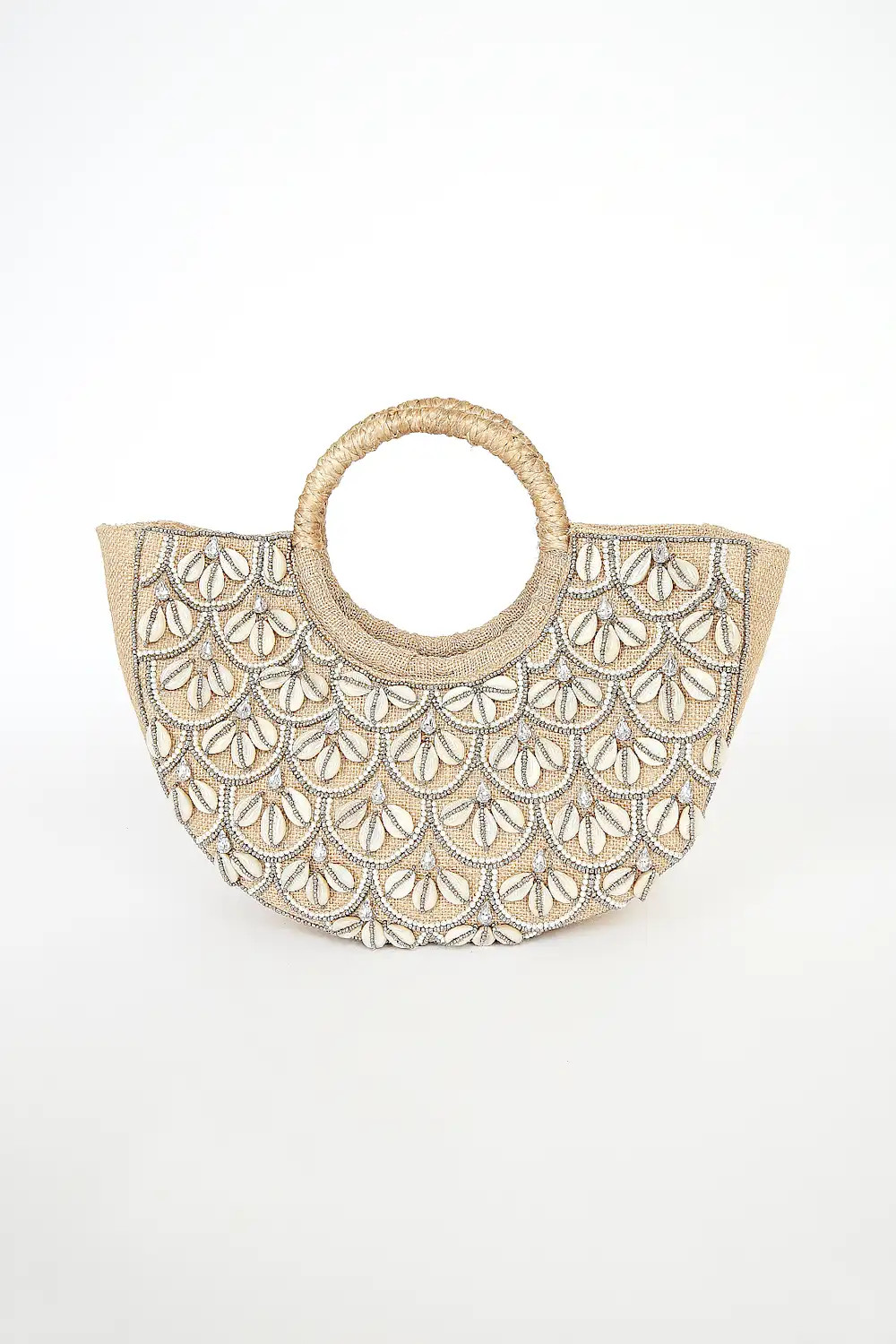 Summer Walks Beige Beaded Tote Bag | Lulus (US)