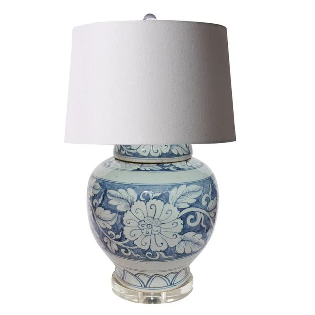 Peony Jar Table Lamp | Cailini Coastal